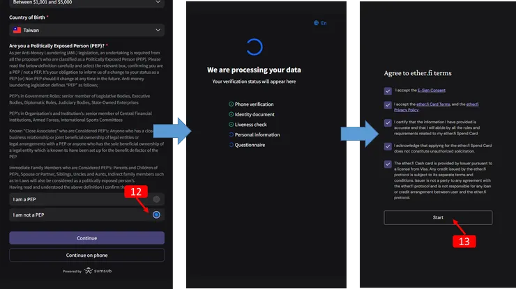 加密貨幣信用卡｜從 KYC 到開卡：一步步帶你完成 ether.fi Cash 教學（註冊篇）