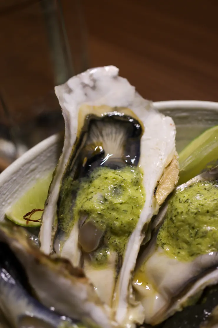 從此圖可以清楚看見生蠔🦪鮮嫩程度