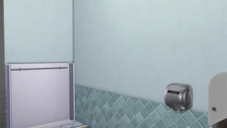 男廁有小便斗。