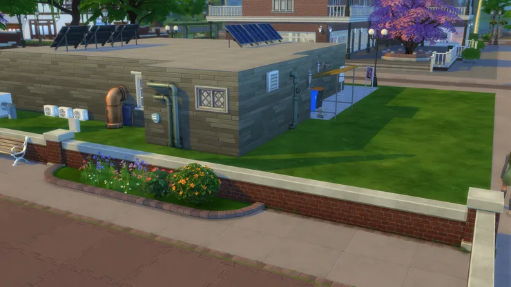 看過我設計的人都知道我很重視真實感,所以管道必不可少。有沒有看過建築物沒有管道?