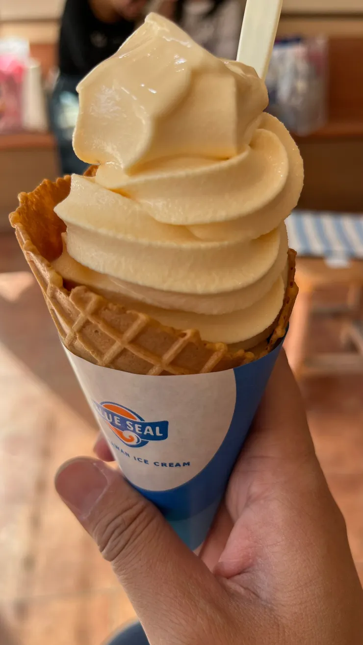 blue seal霜淇淋，這三天吃了5次冰!