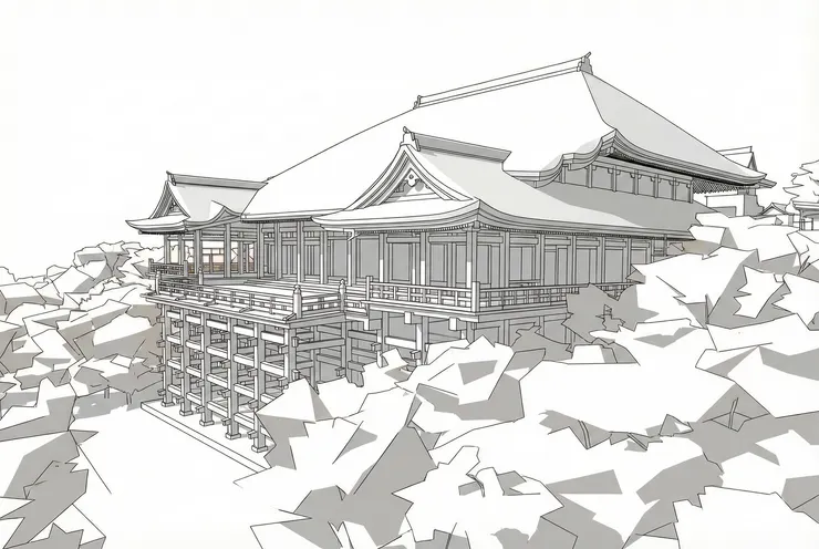 Kiyomizu-dera Temple Sketchup model