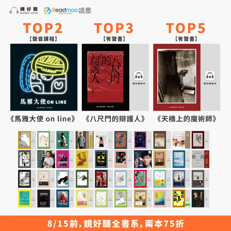 狂賀！讀墨2025上半年第二名
