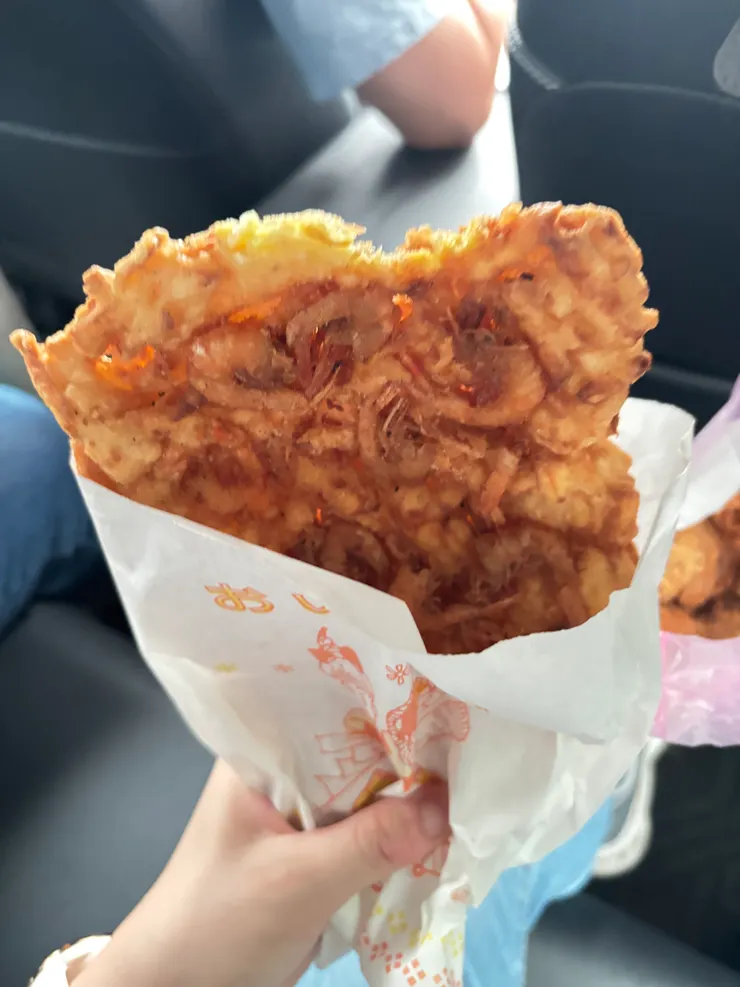 比臉大的蝦餅