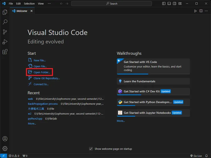 資料來源：本人 vs code 截圖
