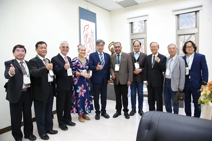 ▲開幕前國內外有機政策重要人士齊聚一堂。