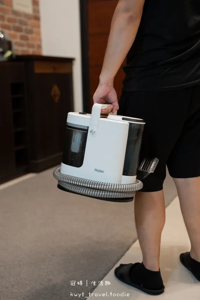 洗沙發床墊機器_海爾蒸氣織物清潔機【白兵長R9】_想洗就洗一