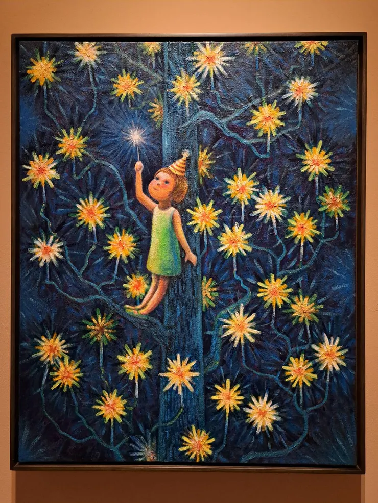 花仙子，2023，油彩／畫布