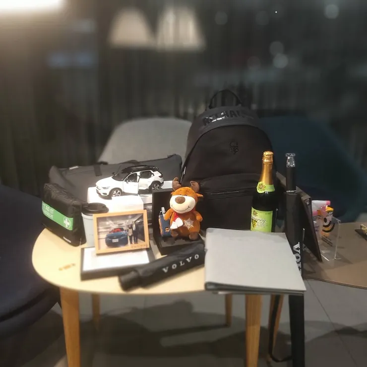 很有心的交車禮