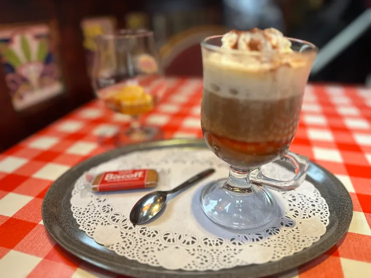 攝於2025/12，我等了很久的飯後愛爾蘭咖啡