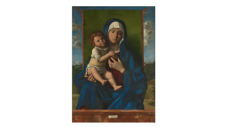 《聖母子》喬凡尼．貝里尼（下載自英國國家藝廊網站）