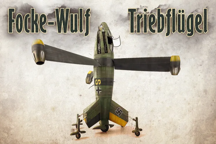 福克·沃爾夫三翼飛機模型