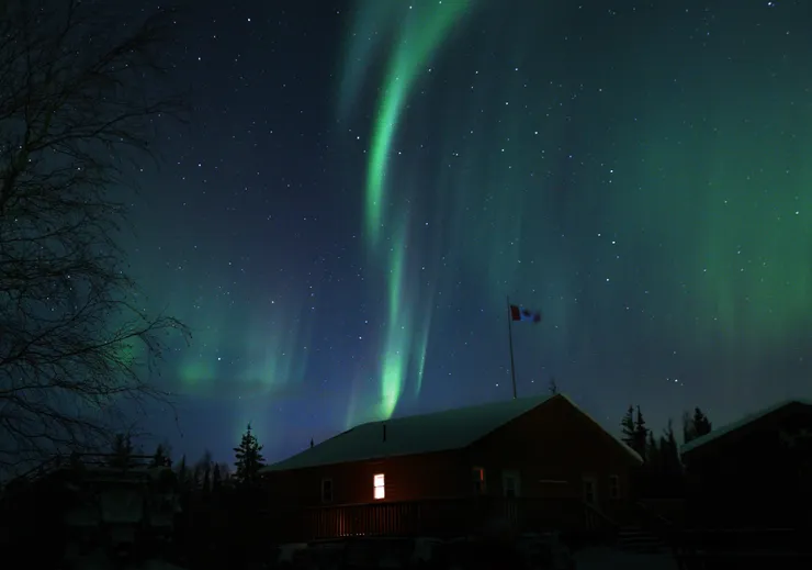 加拿大黃刀鎮極光