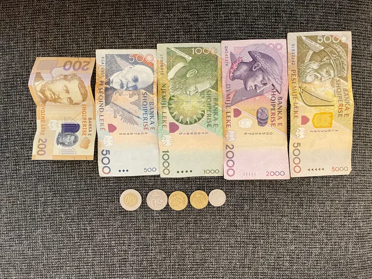 阿爾巴尼亞的流通錢幣 ( 舊版 )