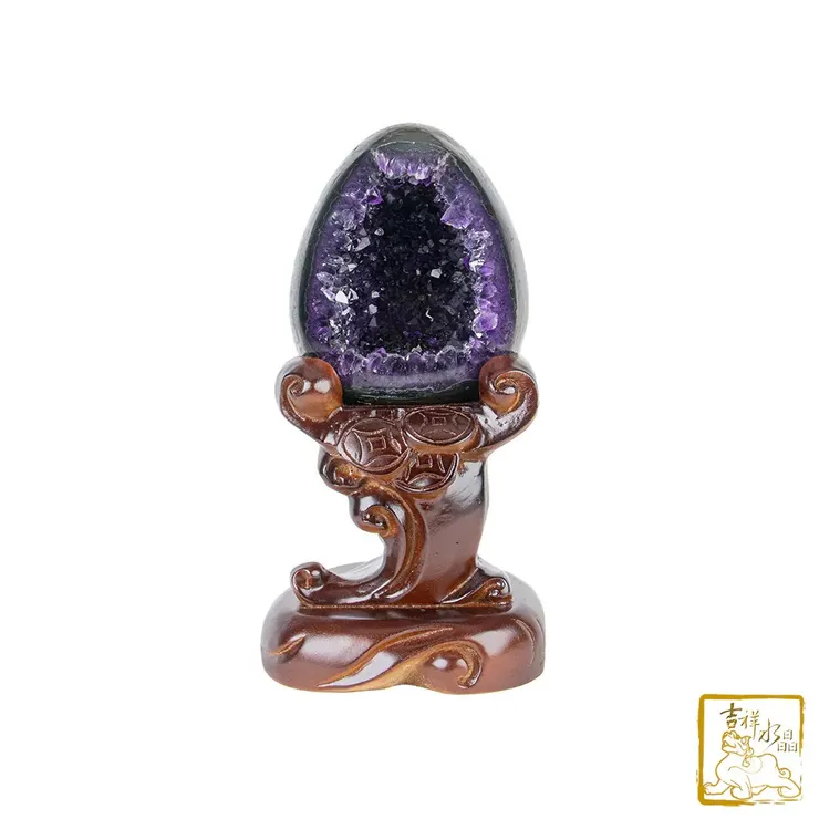 烏拉圭紫水晶恐龍蛋 1.22kg 招福圓滿