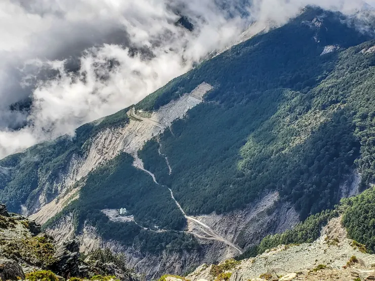 整治中的南橫公路