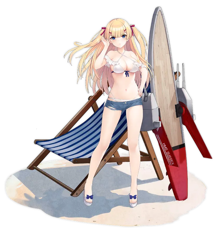 碧藍航線 蘇塞克斯 時裝