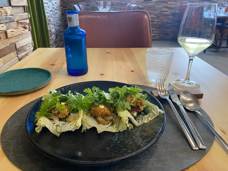 好吃的starter，帶有東南亞料理的風味，商業午餐很值得。