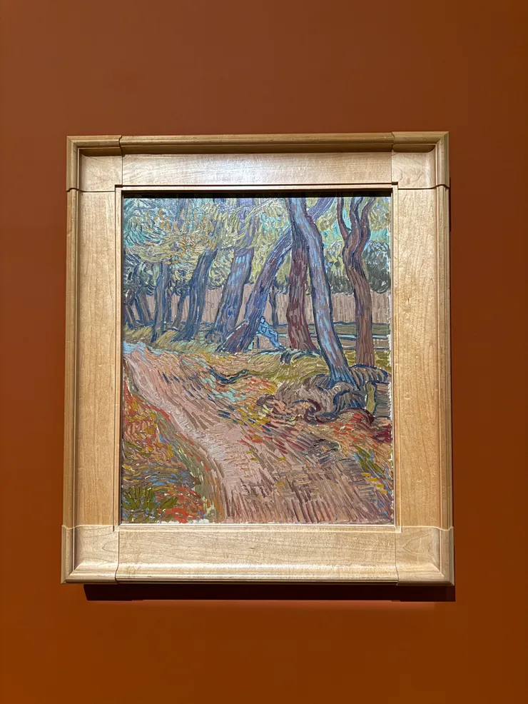 梵谷《療養院花園小徑》