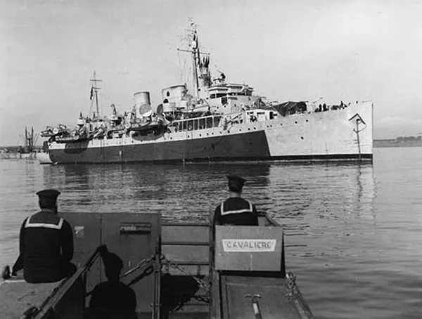 加拿大海軍大衛王子號的小型登陸艇