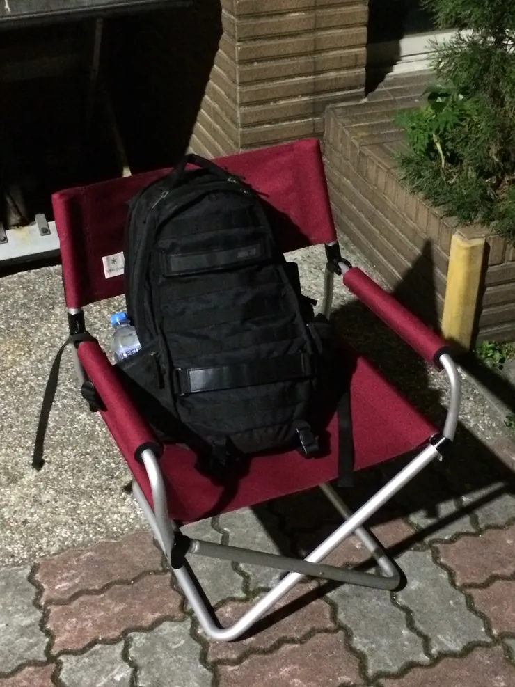 我的夜排裝備，Snow Peak的摺疊椅讚！