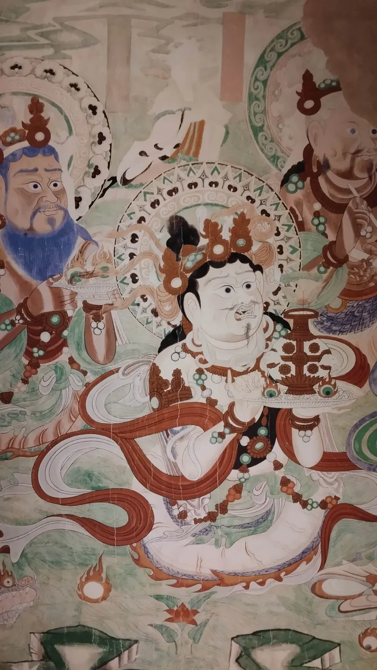 敦煌展(擬人化的龍)