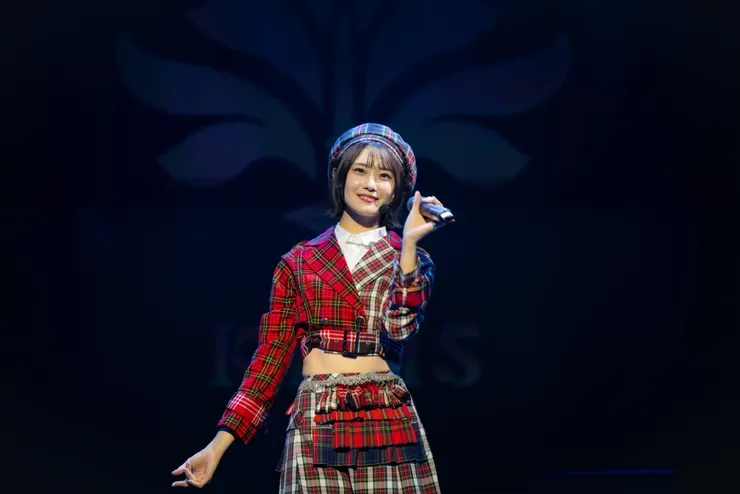 KIRIS的靈魂人物－語晴，曾任AKB48 TeamTP第二代隊長，如今擔綱 KIRABASE「星辰偶像訓練總監」，亦是團內主唱。（圖／KIRABASE提供）