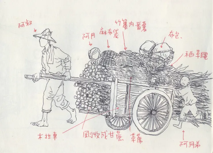 展區中展示的《大濛》場景圖。圖片提供：頭哥