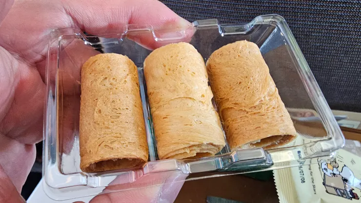 老爸正常餐的好吃蛋捲!