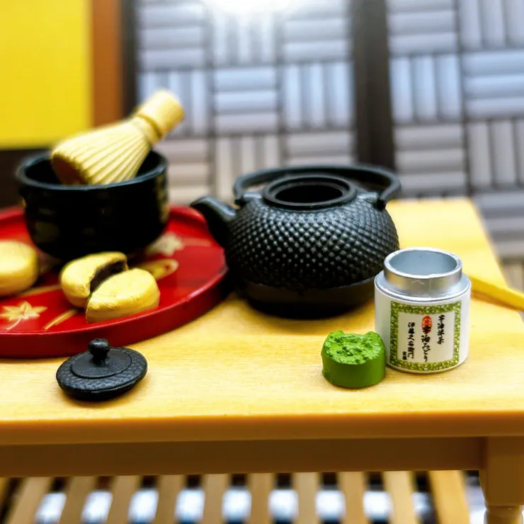 茶罐裡面還有茶粉