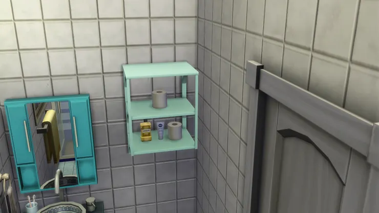 我覺得洗手間裏的置物空間也很重要，很多瑣碎的日用品要安置。