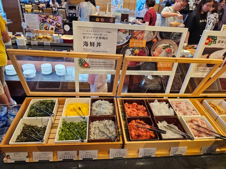 可以自製海鮮丼