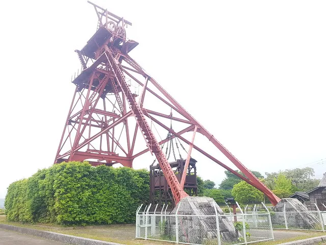 三井田川鑛業所伊田坑第一豎坑櫓遺構