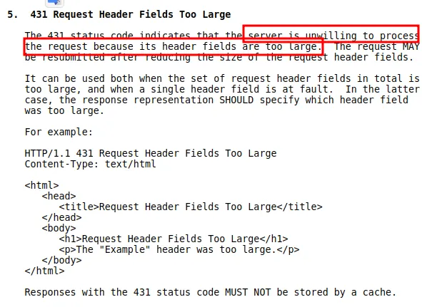【程式語言 - Nodejs】431 Request Header Fields Too Large