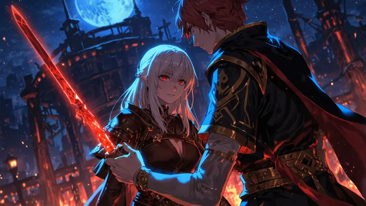 你......只能拿著那把燒光的破黑棍