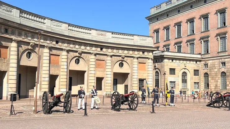 斯德哥爾摩皇宮侍衛交接