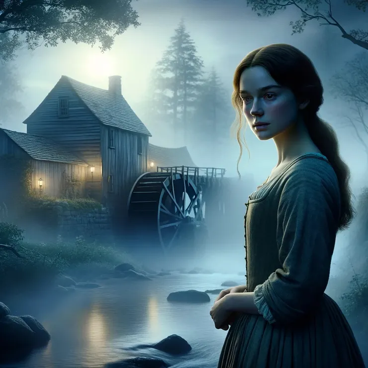 Jane, hearing of the turmoil, offered her help. With a calm demeanor and a gentle touch, she walked through the misty streets, her steps sure and silent.