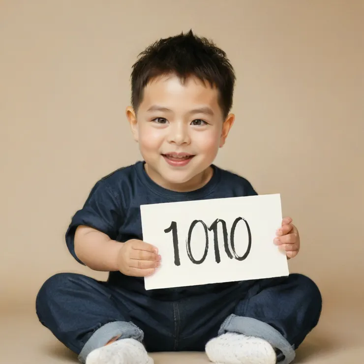 雙十可愛寶寶AI生成圖