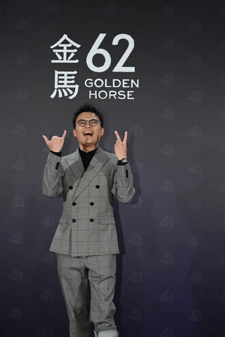 第 62 屆金馬獎頒獎典禮，最佳新導演潘客印。／影像提供：台北金馬影展執行委員會