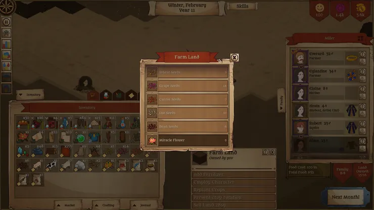 後來才發現奇蹟之花可以種...