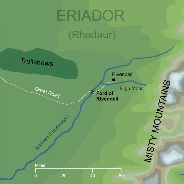 The location of Rivendell