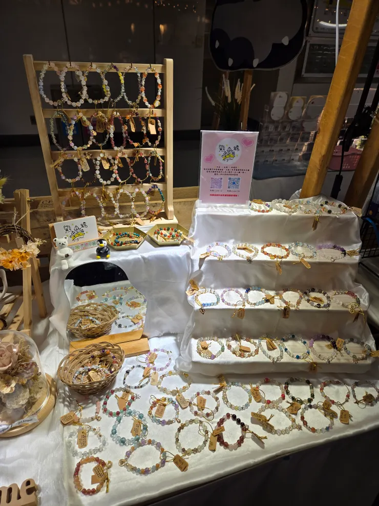 攤位越亂越表示有人看，是好消息！