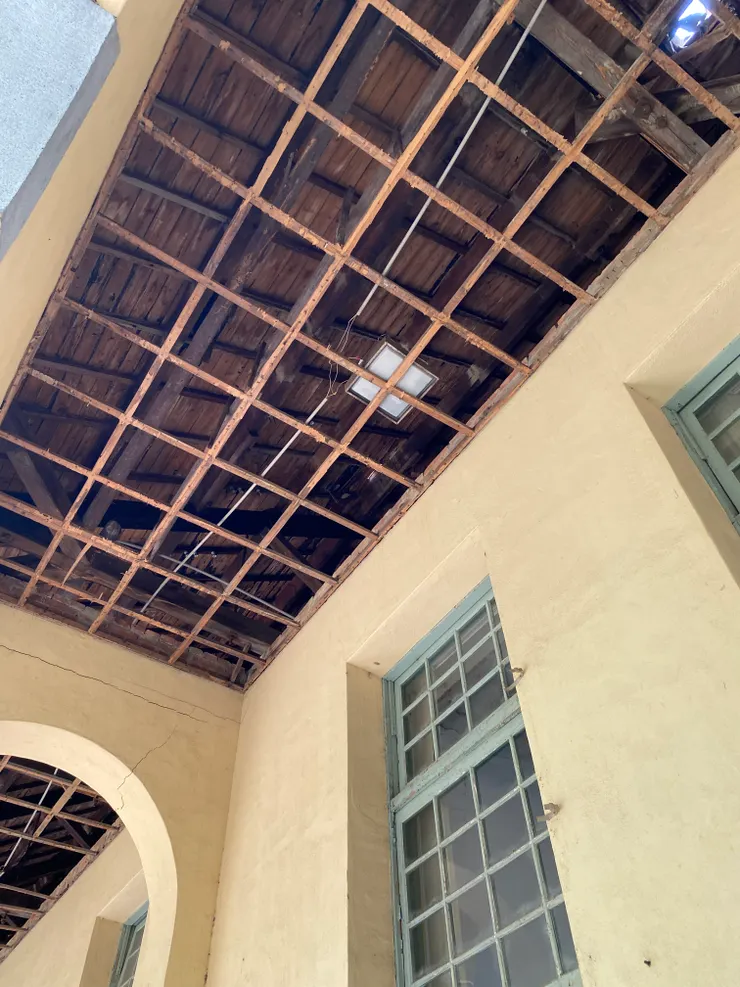 總督府農業試驗所昆蟲部，市定古蹟整修中