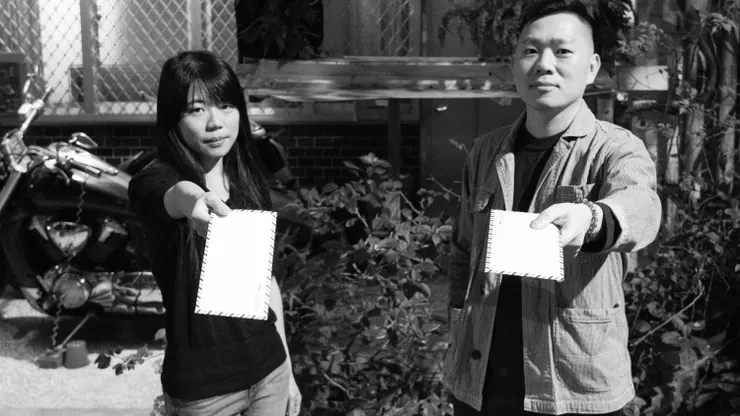 左起:林禹瑄(詩人)、鄭聿(詩人)