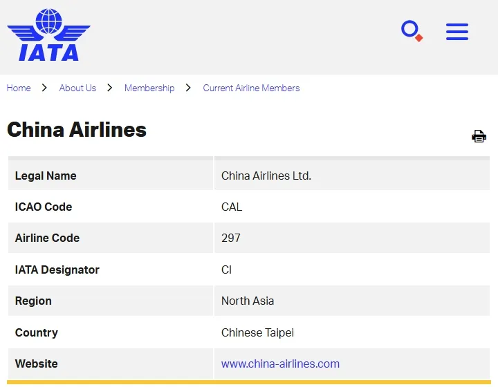https://www.iata.org/en/about/members/airline-list/china-airlines/341/