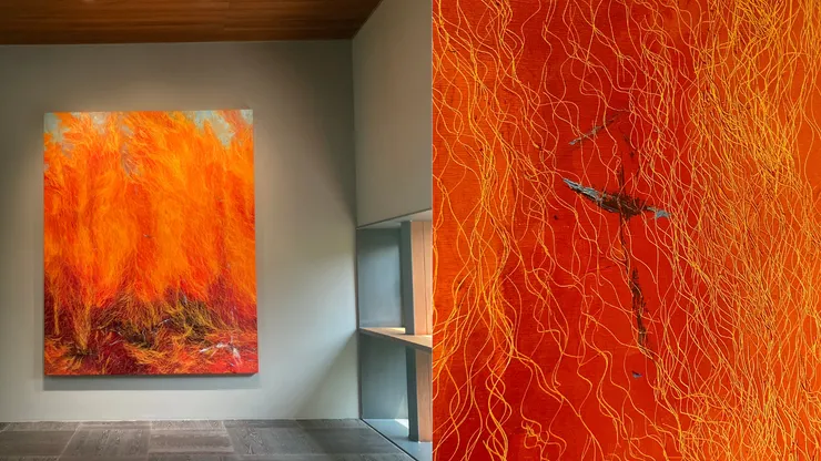 〈爍〉，227x182cm，油彩/畫布，2012