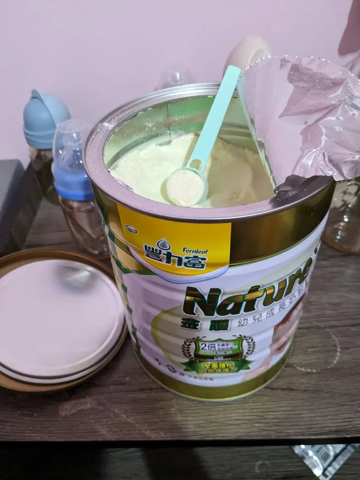 ▲豐力富金護奶粉在份量上算是非常有誠意