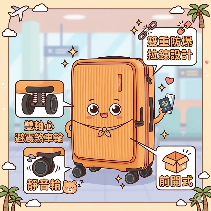 Nuport 萌象 前開行李箱