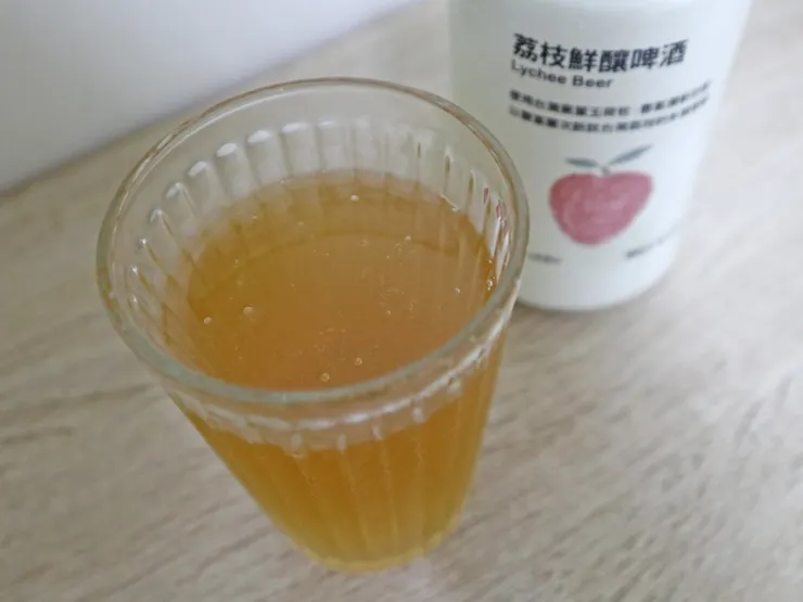 MUJI無印良品 鮮釀啤酒 X 荔枝。