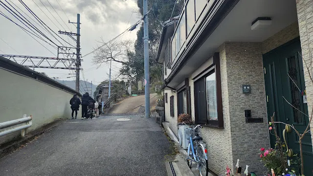 車站附近是比叡山的山腳